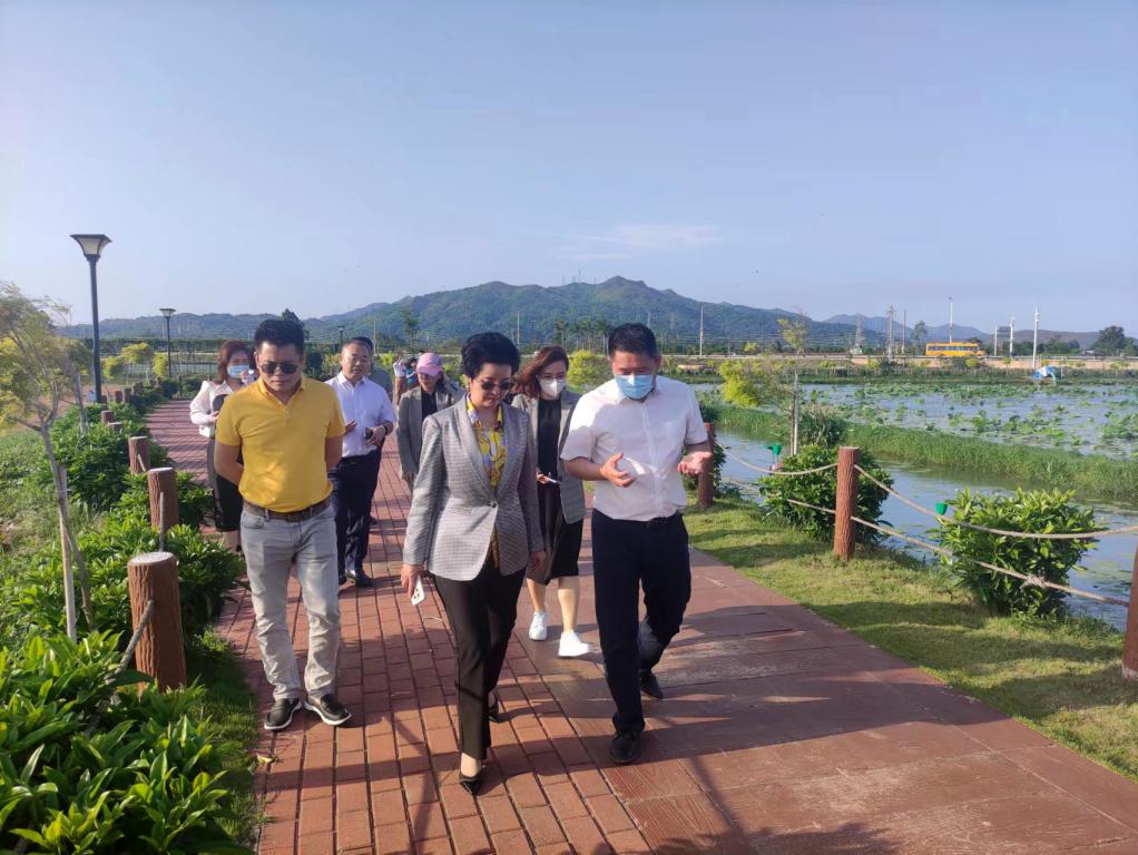 省生态修复协会轮值会长单位抖圈集团带队赴汕尾全域土地整治军民融合试点项目调研